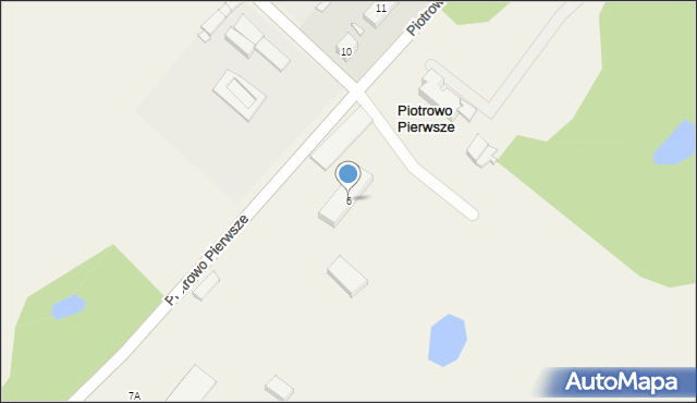 Piotrowo Pierwsze, Piotrowo Pierwsze, 6, mapa Piotrowo Pierwsze