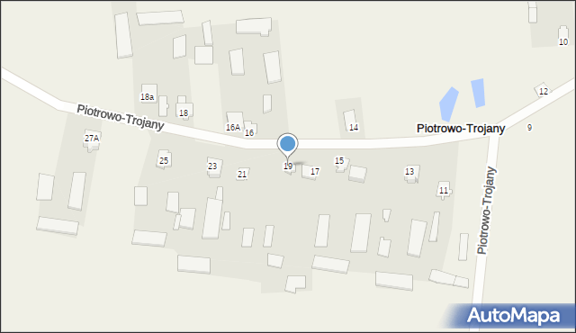 Piotrowo-Trojany, Piotrowo-Trojany, 19, mapa Piotrowo-Trojany