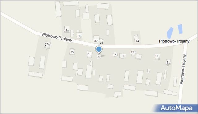 Piotrowo-Trojany, Piotrowo-Trojany, 21, mapa Piotrowo-Trojany