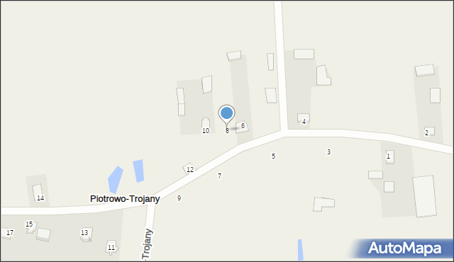 Piotrowo-Trojany, Piotrowo-Trojany, 8, mapa Piotrowo-Trojany