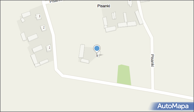 Pisanki, Pisanki, 8, mapa Pisanki