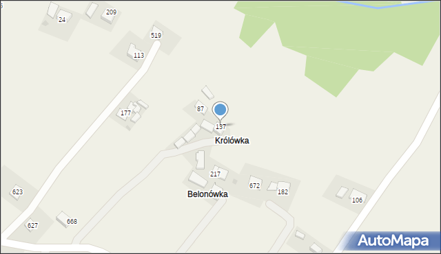 Pisarzowa, Pisarzowa, 137, mapa Pisarzowa