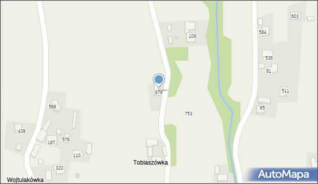 Pisarzowa, Pisarzowa, 679, mapa Pisarzowa