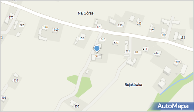 Pisarzowa, Pisarzowa, 91, mapa Pisarzowa