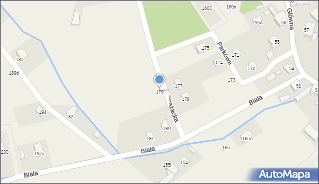 Pisarzowice, Pisarzowice, 179, mapa Pisarzowice