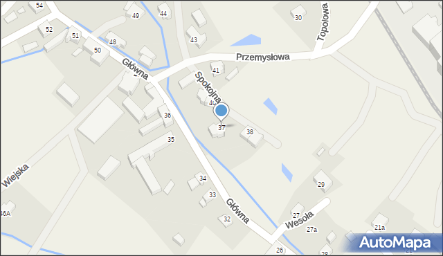 Pisarzowice, Pisarzowice, 37, mapa Pisarzowice