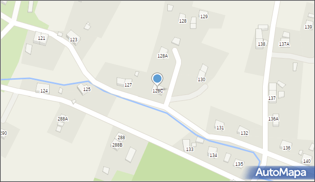 Pisarzowice, Pisarzowice, 128C, mapa Pisarzowice