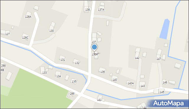 Pisarzowice, Pisarzowice, 136A, mapa Pisarzowice