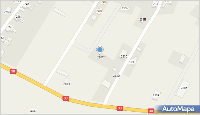 Pisarzowice, Pisarzowice, 236f, mapa Pisarzowice