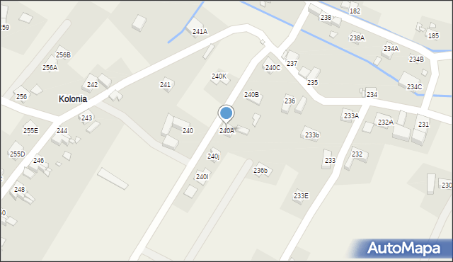 Pisarzowice, Pisarzowice, 240A, mapa Pisarzowice