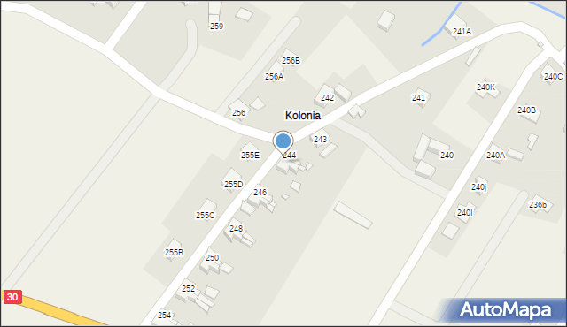 Pisarzowice, Pisarzowice, 245, mapa Pisarzowice