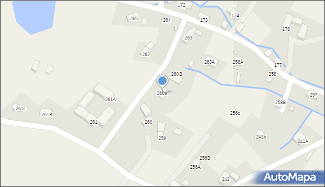 Pisarzowice, Pisarzowice, 260a, mapa Pisarzowice