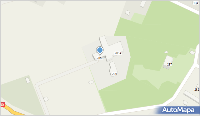 Pisarzowice, Pisarzowice, 285B, mapa Pisarzowice