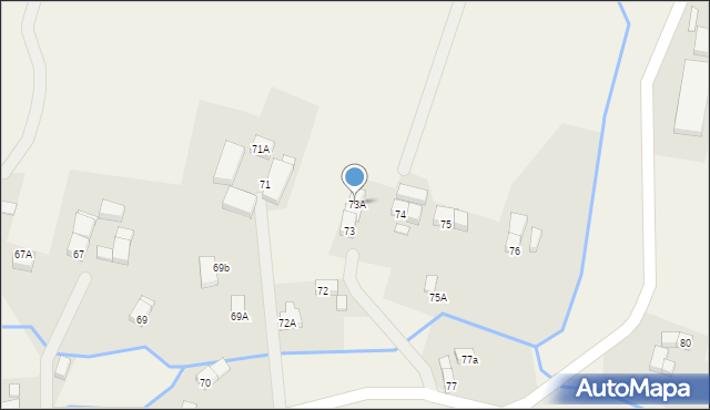 Pisarzowice, Pisarzowice, 73A, mapa Pisarzowice