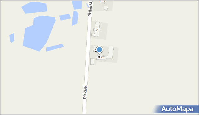 Piskarki, Piskarki, 23a, mapa Piskarki