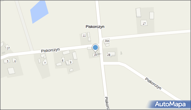 Piskorczyn, Piskorczyn, 10, mapa Piskorczyn