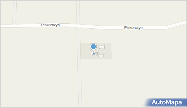 Piskorczyn, Piskorczyn, 20, mapa Piskorczyn