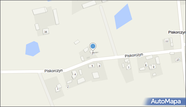 Piskorczyn, Piskorczyn, 37, mapa Piskorczyn