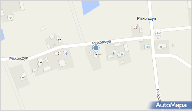 Piskorczyn, Piskorczyn, 7, mapa Piskorczyn