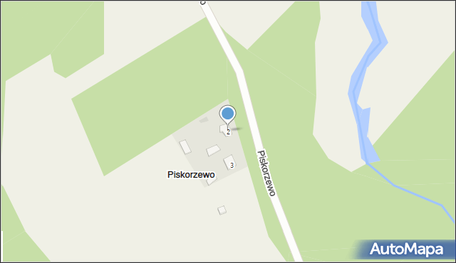 Piskorzewo, Piskorzewo, 2, mapa Piskorzewo