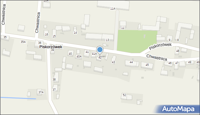 Piskorzówek, Piskorzówek, 42, mapa Piskorzówek