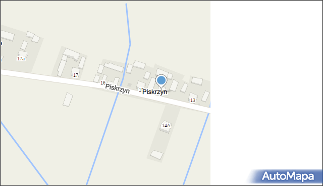 Piskrzyn, Piskrzyn, 14, mapa Piskrzyn