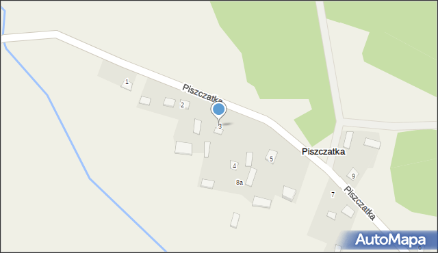 Piszczatka, Piszczatka, 3, mapa Piszczatka