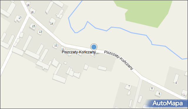 Piszczaty-Kończany, Piszczaty-Kończany, 8, mapa Piszczaty-Kończany