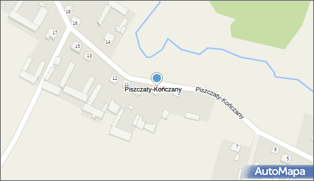 Piszczaty-Kończany, Piszczaty-Kończany, 9, mapa Piszczaty-Kończany