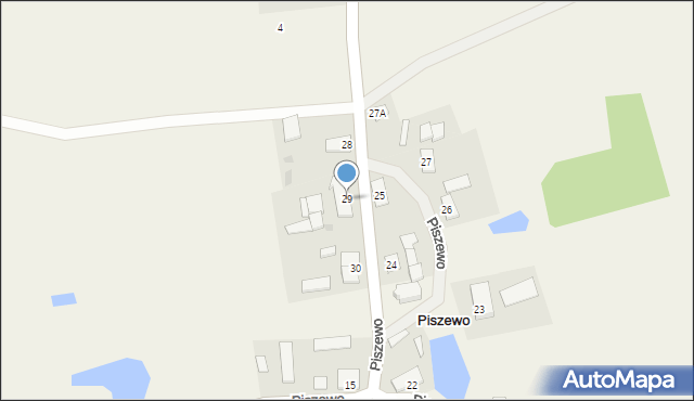 Piszewo, Piszewo, 29, mapa Piszewo