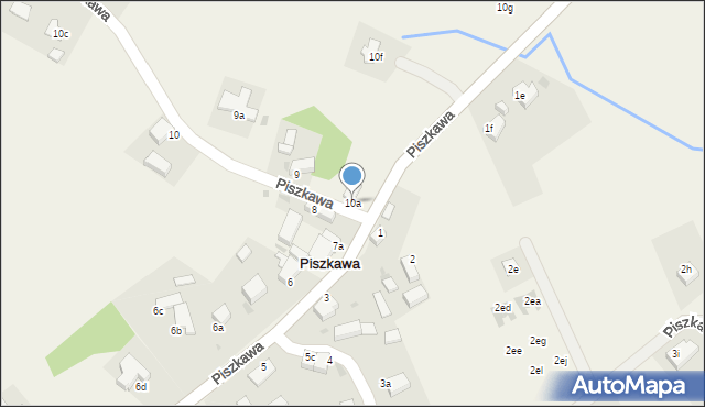 Piszkawa, Piszkawa, 10a, mapa Piszkawa