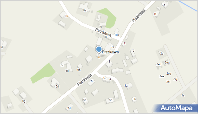 Piszkawa, Piszkawa, 6, mapa Piszkawa