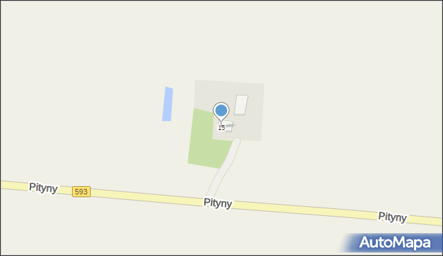 Pityny, Pityny, 15, mapa Pityny