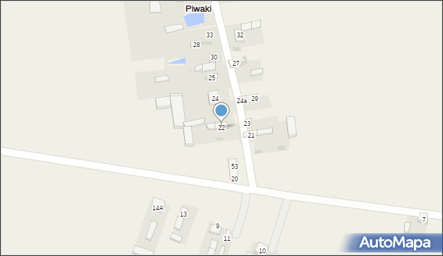 Piwaki, Piwaki, 22, mapa Piwaki