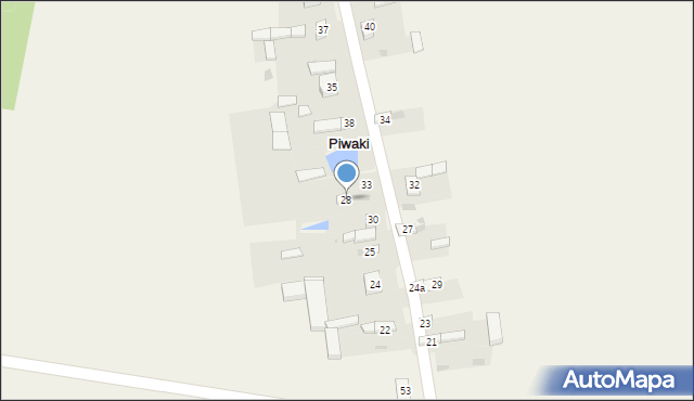 Piwaki, Piwaki, 28, mapa Piwaki