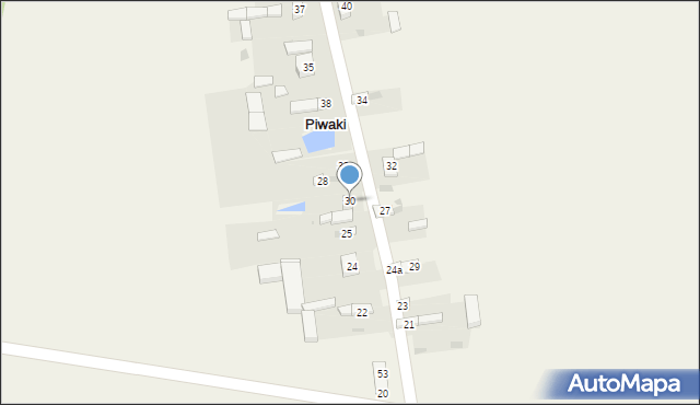 Piwaki, Piwaki, 30, mapa Piwaki