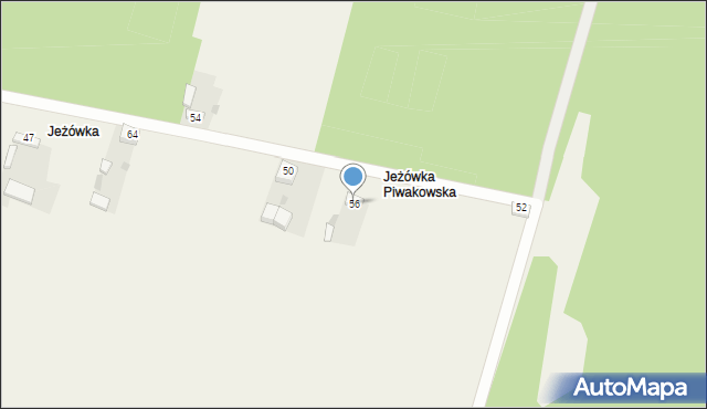 Piwaki, Piwaki, 56, mapa Piwaki