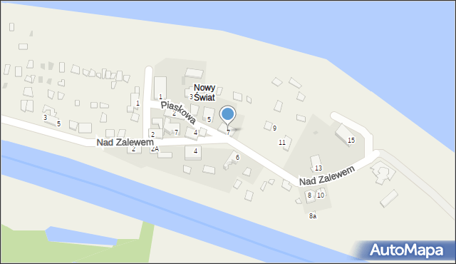 Pławniowice, Piaskowa, 7, mapa Pławniowice