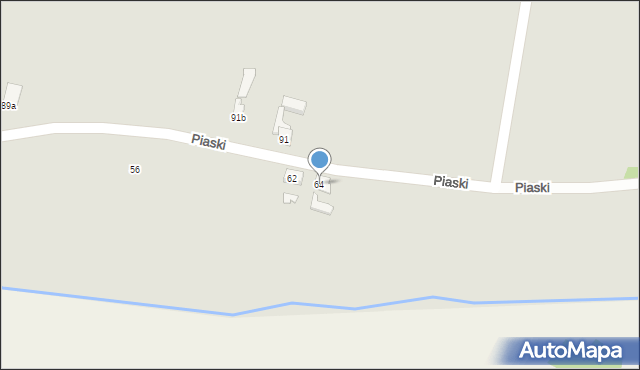 Pleszew, Piaski, 64, mapa Pleszew