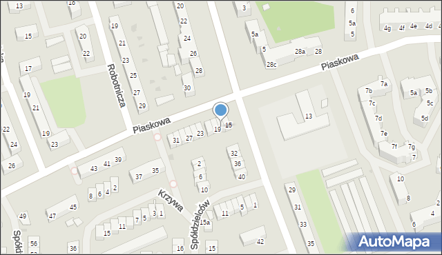Police, Piaskowa, 17, mapa Police