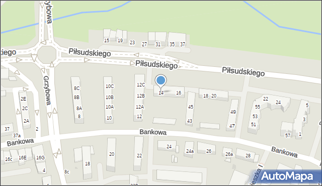 Police, Piłsudskiego Józefa, marsz., 14, mapa Police