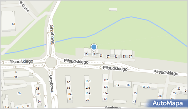 Police, Piłsudskiego Józefa, marsz., 19, mapa Police