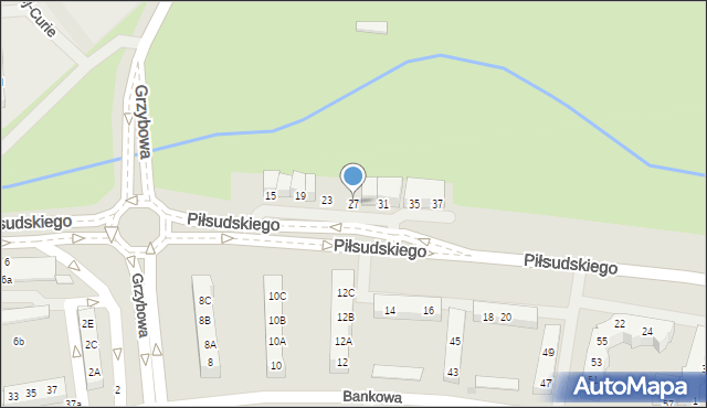 Police, Piłsudskiego Józefa, marsz., 27, mapa Police