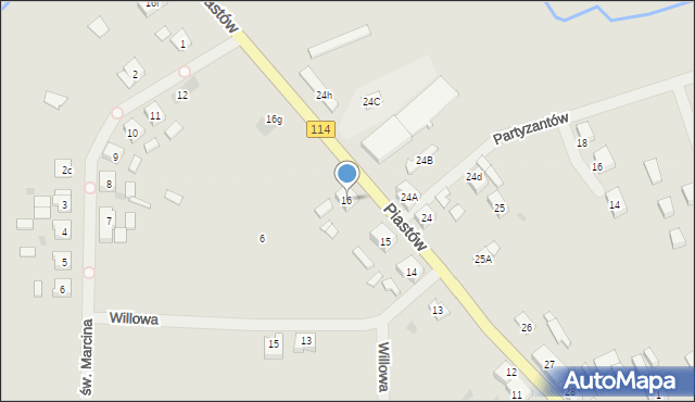 Police, Piastów, 16, mapa Police