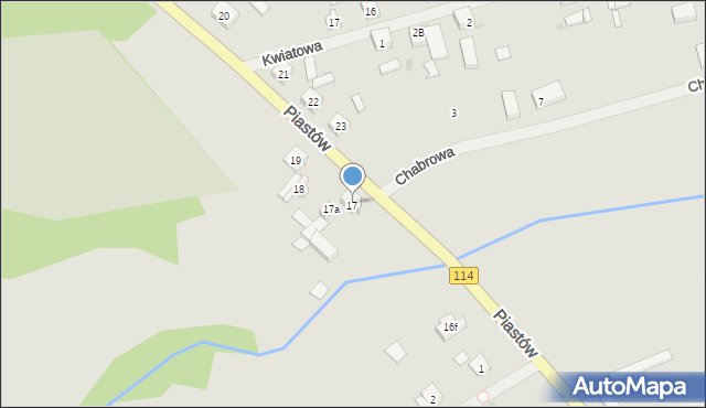 Police, Piastów, 17, mapa Police