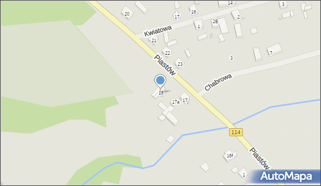 Police, Piastów, 18, mapa Police