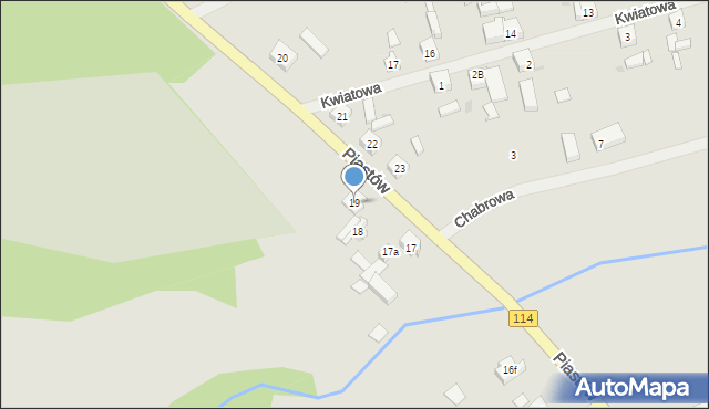 Police, Piastów, 19, mapa Police