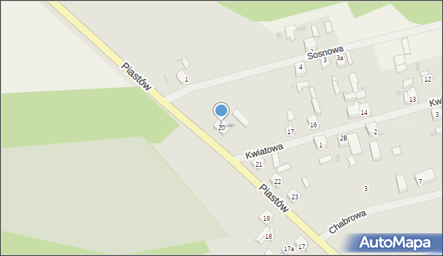 Police, Piastów, 20, mapa Police