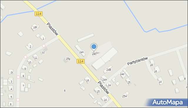 Police, Piastów, 24C, mapa Police