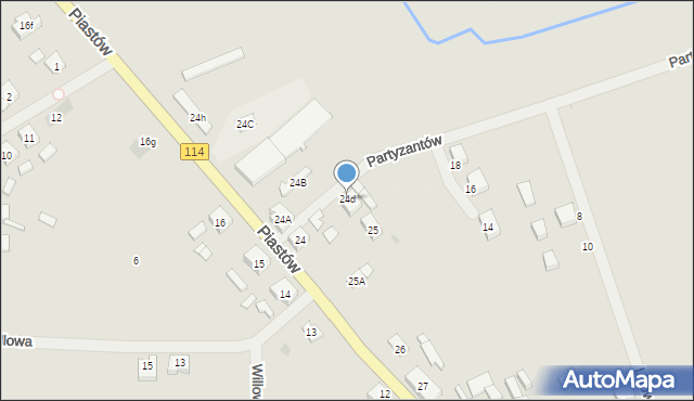 Police, Piastów, 24d, mapa Police